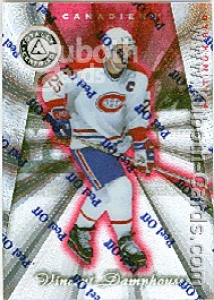 NHL 1997-98 Pinnacle Totally Certified Platinum Red - No 72 - Vincent Damphousse