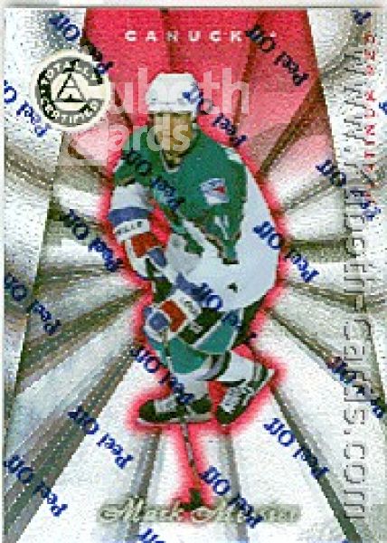 NHL 1997-98 Pinnacle Totally Certified Platinum Red - No 43 - Mark Messier