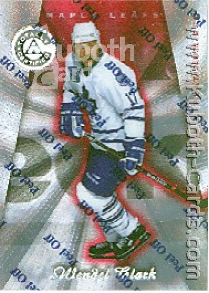 NHL 1997-98 Pinnacle Totally Certified Platinum Red - No 71 - Wendel Clark