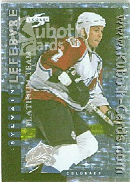 NHL 1997/98 Score Avalanche Platinum - No 16 of 20 - Sylvain Lefebvre