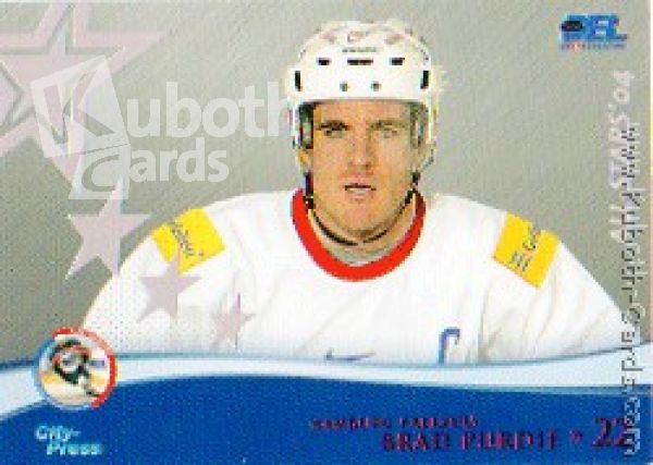 DEL 2004 / 05 CityPress DEL All-Stars - No AS18 - Brad Purdie