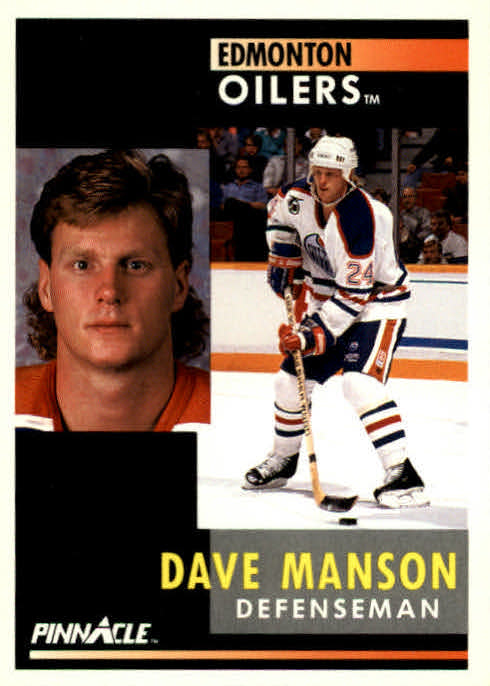 NHL 1991-92 Pinnacle - No 62 - Dave Manson