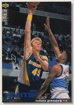 NBA 1995-96 Collector's Choice International German I - No 62 - Rik Smits