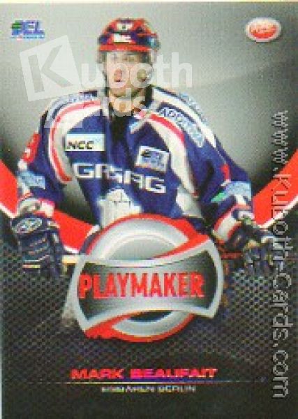 DEL 2007/08 CityPress Playmaker - No PM02 - Marc Beaufait