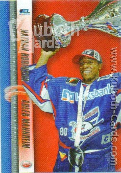 DEL 2007/08 CityPress Adler Mannheim Master Set - No DC15 - Nathan Robinson