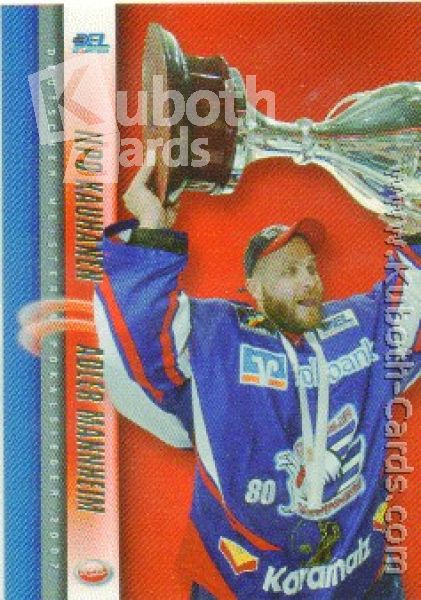 DEL 2007 / 08 CityPress Adler Mannheim Master Set - No DC08 - Ilpo Kauhanen