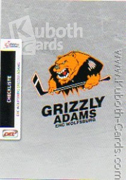 DEL 2012-13 CityPress - No 464 - Checkliste Grizzlys Wolfsburg