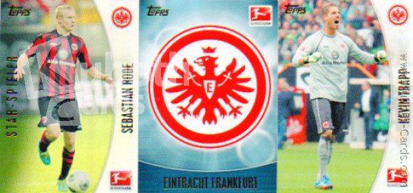 Fussball 2013-14 Topps Chrome - No 60 - 70, 220 - Eintracht Frankfurt