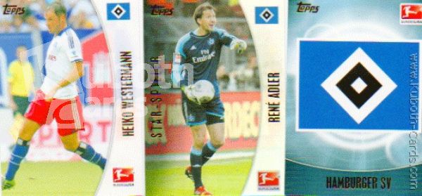 Soccer 2013-14 Topps Chrome - No 82 - 92, 222 - Hamburger SV - complete set