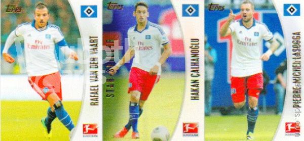 Soccer 2013-14 Topps Chrome - No 82 - 92, 222 - Hamburger SV - complete set