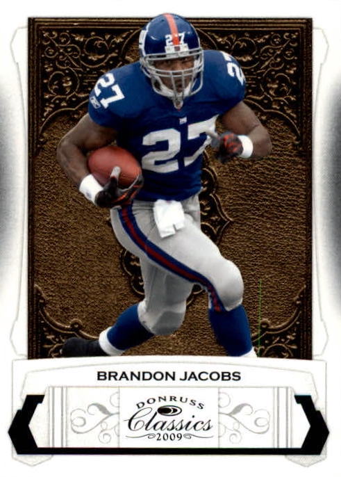 NFL 2009 Donruss Classics - No 63 - Brandon Jacobs