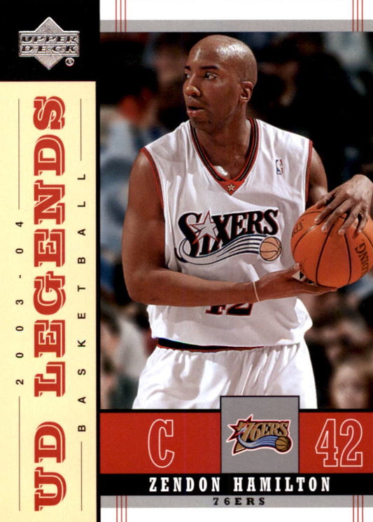 NBA 2003 / 04 Upper Deck Legends - No 63 -Zendon Hamilton