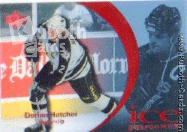 NHL 1997-98 Upper Deck Ice Parallel - No 2 - Derian Hatcher