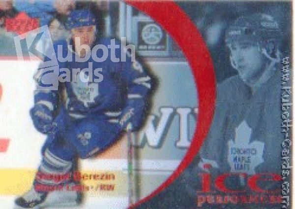 NHL 1997-98 Upper Deck Ice Parallel - No 4 - Sergei Berezin