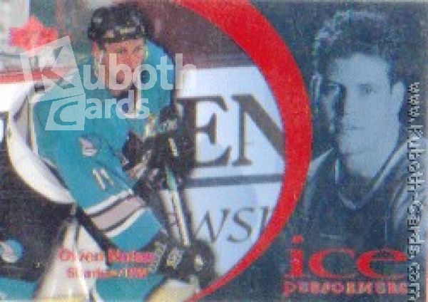 NHL 1997-98 Upper Deck Ice Parallel - No 10 - Owen Nolan