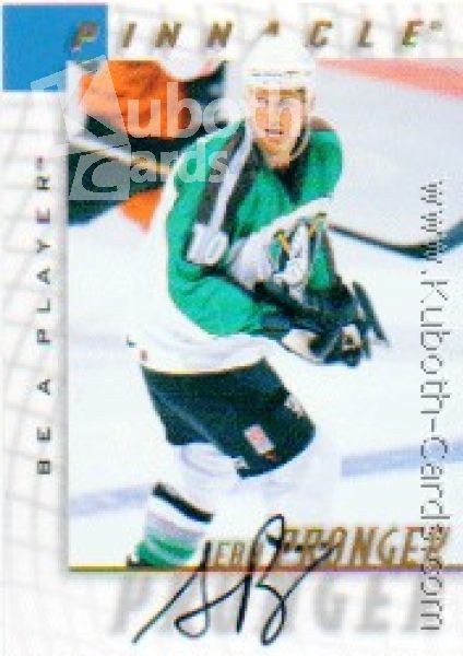 NHL 1997 / 98 Be A Player Autographs -  No 132 - Sean Pronger