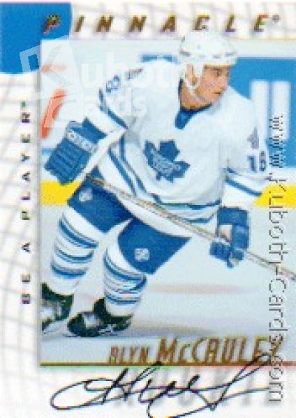 NHL 1997 / 98 Be A Player Autographs - No 222 - Alyn McCauley