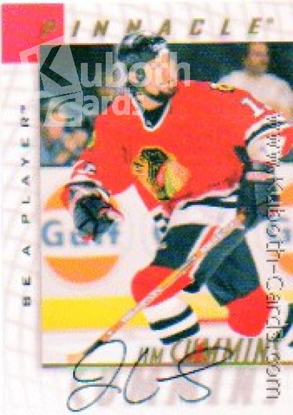 NHL 1997 / 98 Be A Player Autographs - No 80 - Jim Cummins
