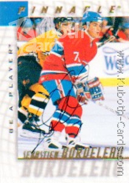 NHL 1997 / 98 Be A Player Autographs - No 211 - S. Bordeleau