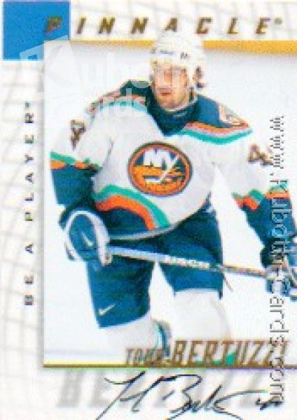 NHL 1997 / 98 Be A Player Autographs - No 168 - Todd Bertuzzi