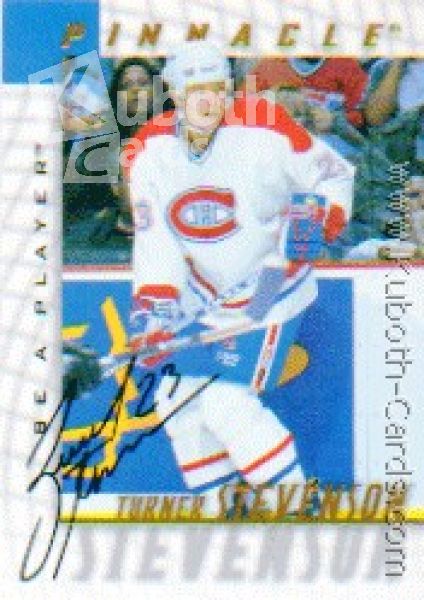 NHL 1997 / 98 Be A Player Autographs - No 181 - T. Stevenson