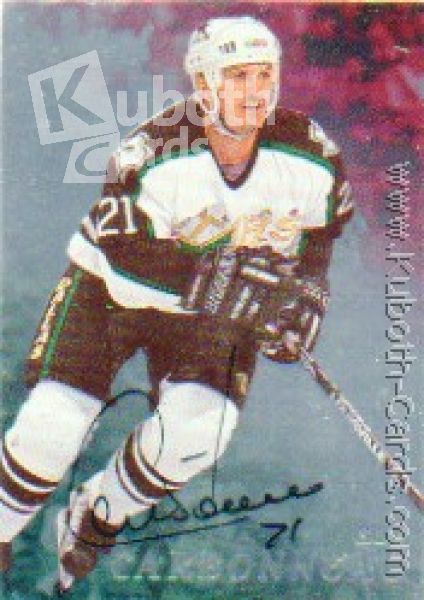 NHL 1998-99 Be A Player Autographs - No 39 - Guy Carbonneau