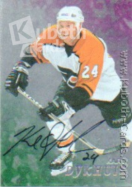 NHL 1998-99 Be A Player Autographs - No 255 - Karl Dykhuis