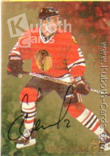 NHL 1998-99 Be A Player Autographs Gold - No. 30 - Weinrich