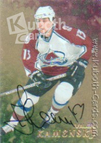 NHL 1998-99 Be A Player Autographs Gold - No 186 - Kamensky