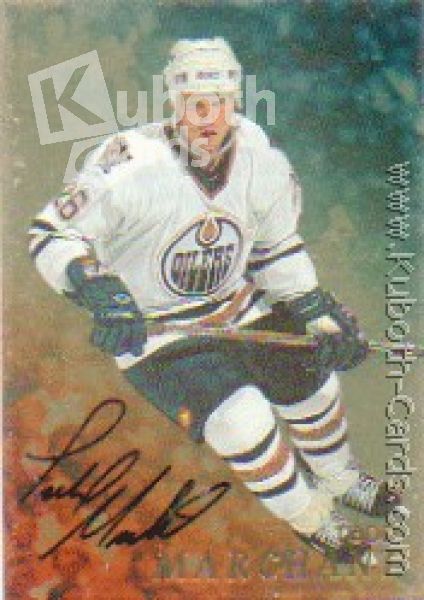 NHL 1998-99 Be A Player Autographs Gold - No 55 - Marchant