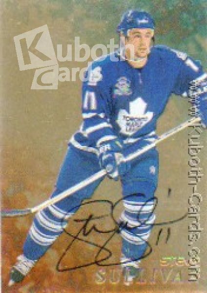 NHL 1998-99 Be A Player Autographs Gold - No 286 - Sullivan
