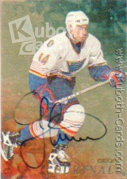 NHL 1998-99 Be A Player Autographs Gold - No 124 - Courtnall