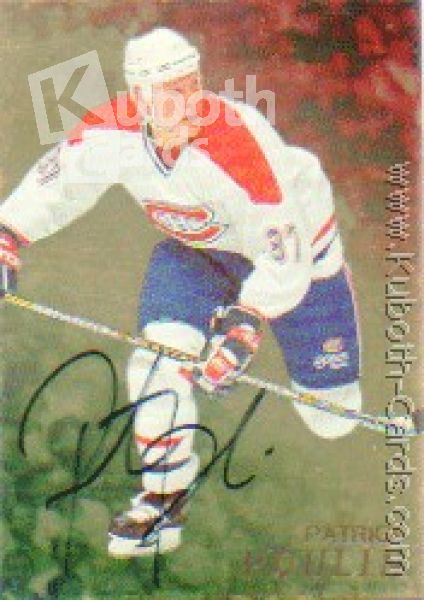 NHL 1998-99 Be A Player Autographs Gold - No 69 - Poulin