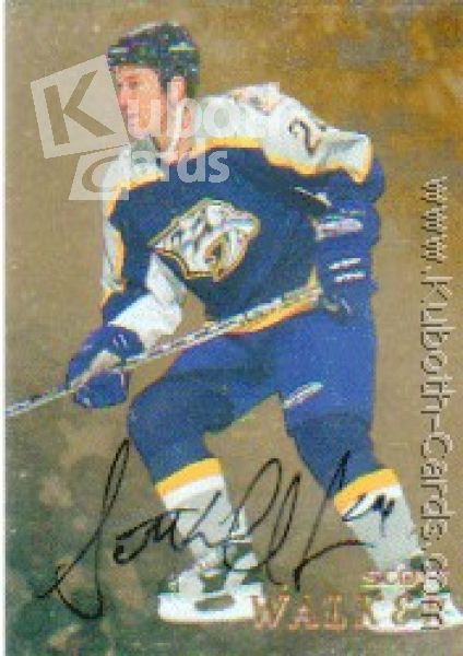 NHL 1998-99 Be A Player Autographs Gold - No 224 - Walker