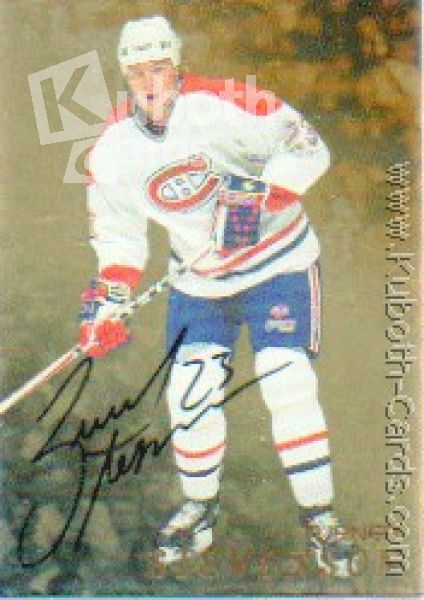 NHL 1998-99 Be A Player Autographs Gold - No 71 - Stevenson