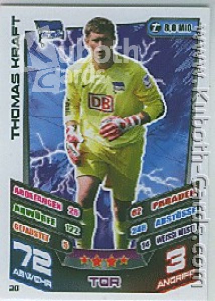 Fussball 2013-14 Topps Match Attax - No 20 - Thomas Kraft