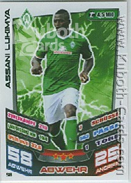 Soccer 2013-14 Topps Match Attax - No 58 - Assani Lukimya