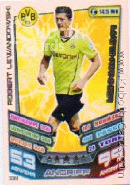 Soccer 2013-14 Topps Match Attax - No 339 - R. Lewandowski