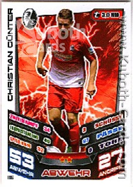 Fussball 2013-14 Topps Match Attax - No 116 - Christian Günter