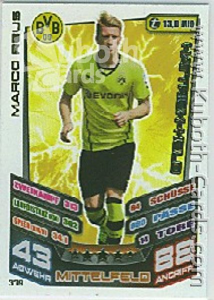 Soccer 2013-14 Topps Match Attax - No 379 - Marco Reus