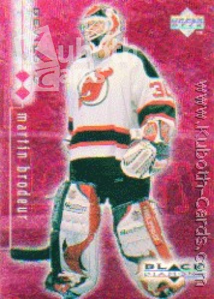 NHL 1998-99 Black Diamond Double Diamond - No 50 - Brodeur