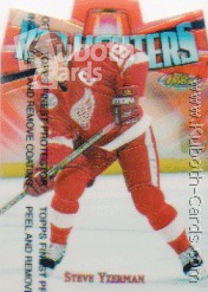 NHL 1998-99 Finest Red Lighters - No R7 - Steve Yzerman