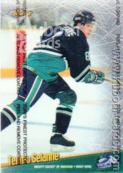 NHL 1998-99 Finest Oversize - No 1 of 7 - Teemu Selanne