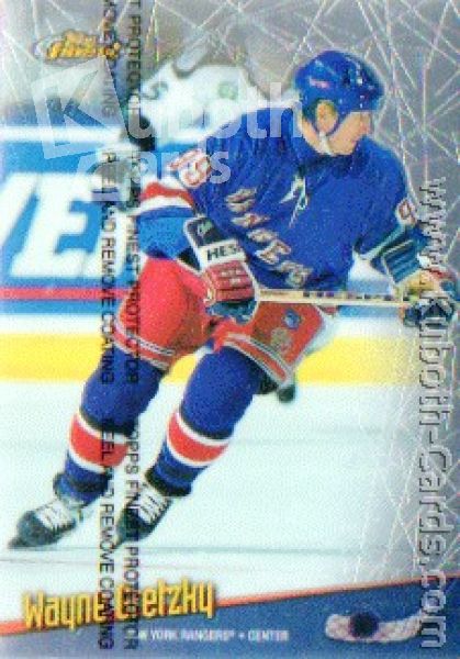 NHL 1998-99 Finest Oversize - No 4 of 7 - Wayne Gretzky