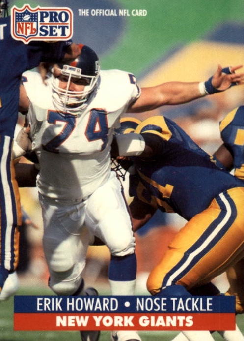 NFL 1991 ProSet - No 64 - Erik Howard