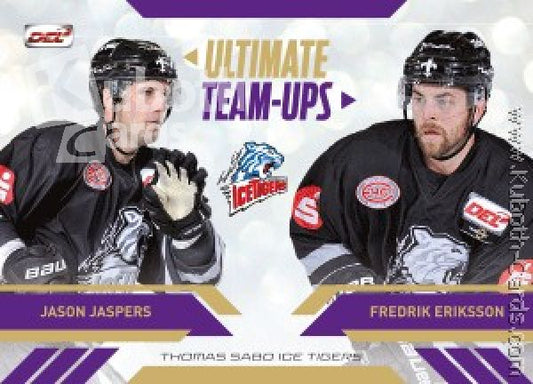 DEL 2013-14 CityPress Ultimate Team-Ups - No UT11 - Jason Jaspers / Fredrik Eriksson