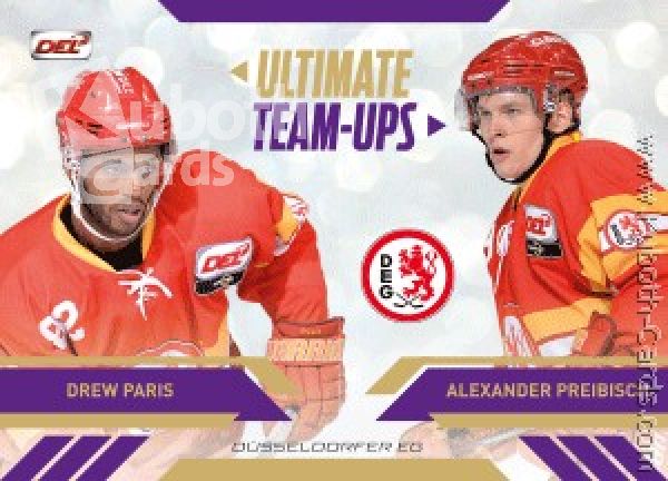 DEL 2013-14 CityPress Ultimate Team-Ups - No UT03 - Drew Paris / Alexander Preibisch