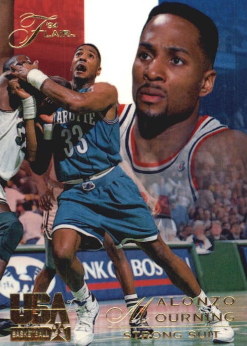 NBA 1994 Flair USA - No 72 - Alonzo Mourning