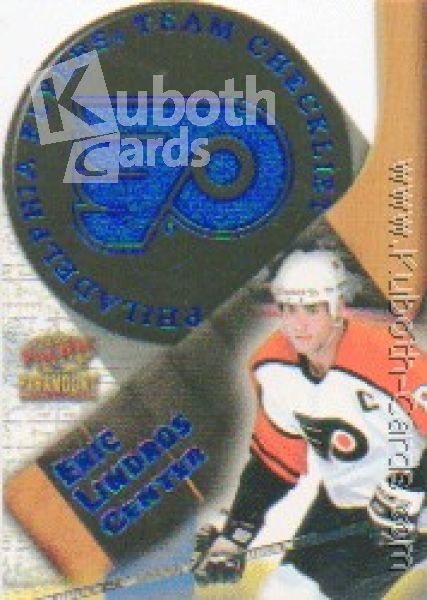 NHL 1998-99 Paramount Team Checklists Die-Cuts - No 19 - Eric Lindros