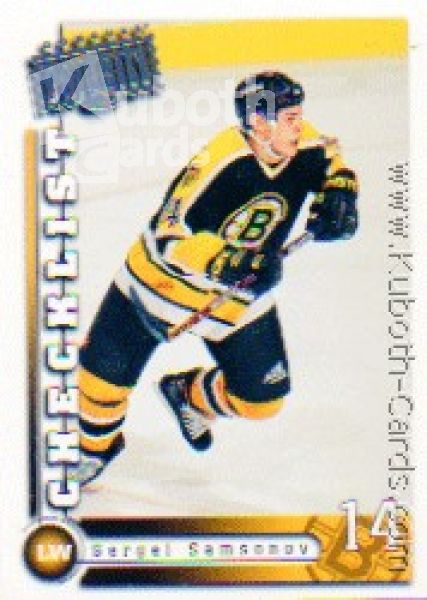 NHL 1997 / 98 Donruss Priority - No 218 - Sergei Samsonov